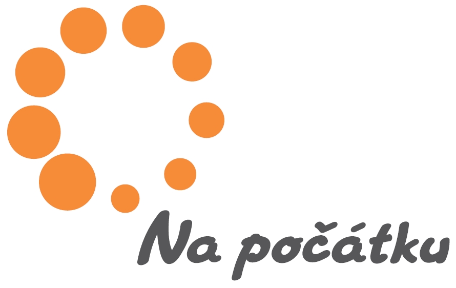 Logo en naam behoren tot de Tsjechische non-profit organisatie Na počátku, o.p.s. Deze organisatie helpt zwangere vrouwen en moeders met kinderen in moeilijke levenssituaties.