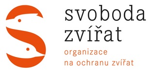 Logo en naam van de Tsjechische dierenbeschermingsorganisatie Svoboda zvířat (Vrijheid van dieren).