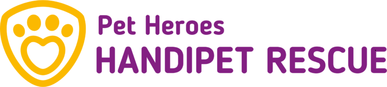 Logo van de organisatie Pet Heroes HANDIPET RESCUE